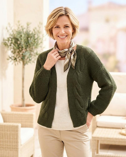 Witt Mode - Yoron | Strukturiert Verschlusslos Cardigan Damen