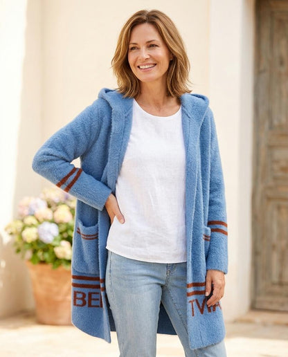 Witt Mode - Viser | Bestickter Kapuzen Cardigan Damen