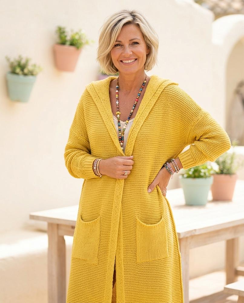 Witt Mode - Dalan | Langgeschnittener Strick Cardigan Damen