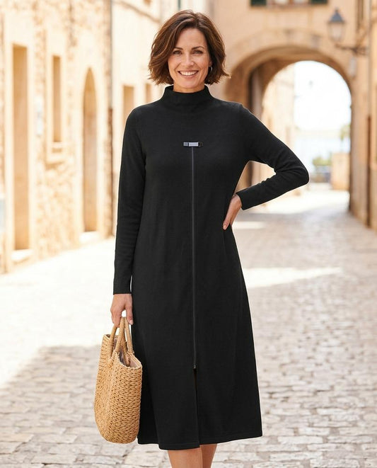 Witt Mode - Yosan | Hochgeschlossenes Asymmetrisches Kleid Damen