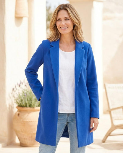 Witt Mode - Kemel | Knopfloser Woll Mantel Damen
