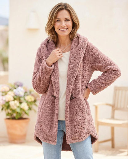 Witt Mode - Mamar | Asymmetrischer Plüschiger Cardigan Damen