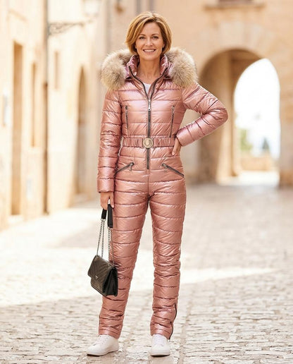 Witt Mode - Maron | Wattierter Taillierter Anzug Damen