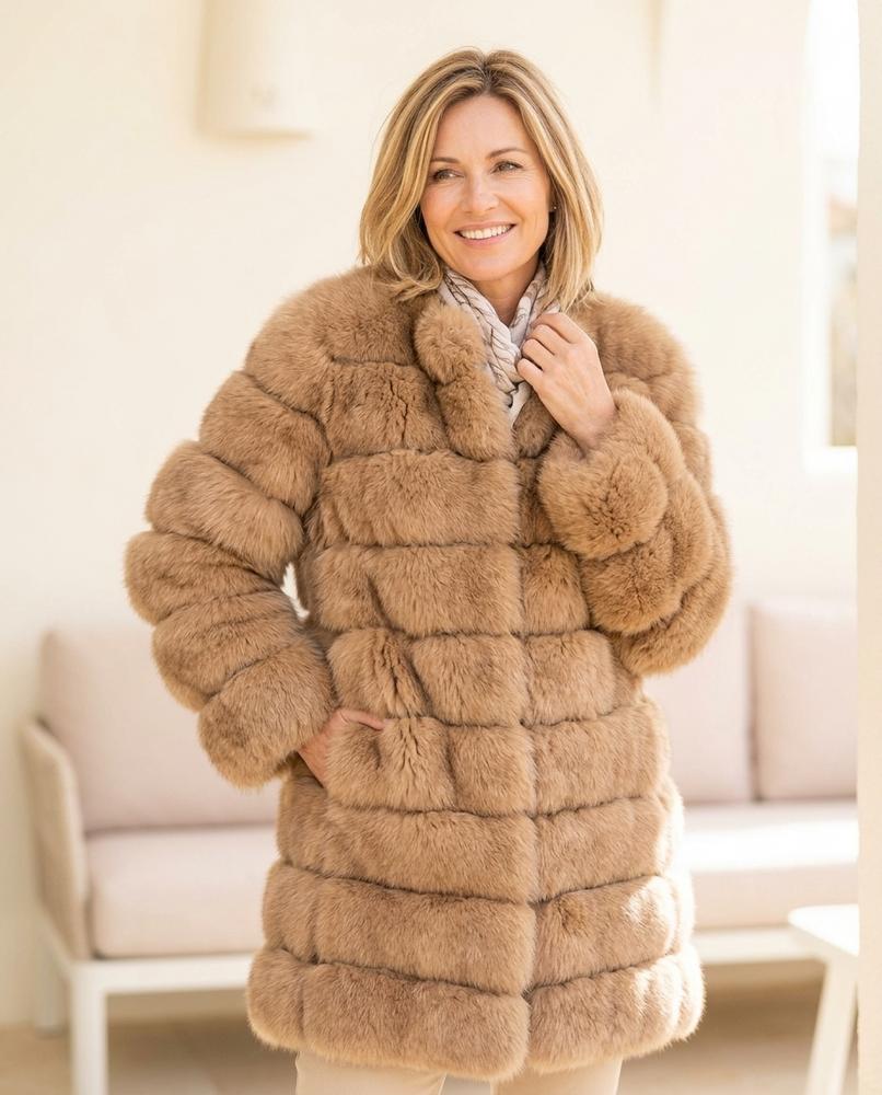 Witt Mode - Samar | Kragenlose Voluminöse Jacke Damen