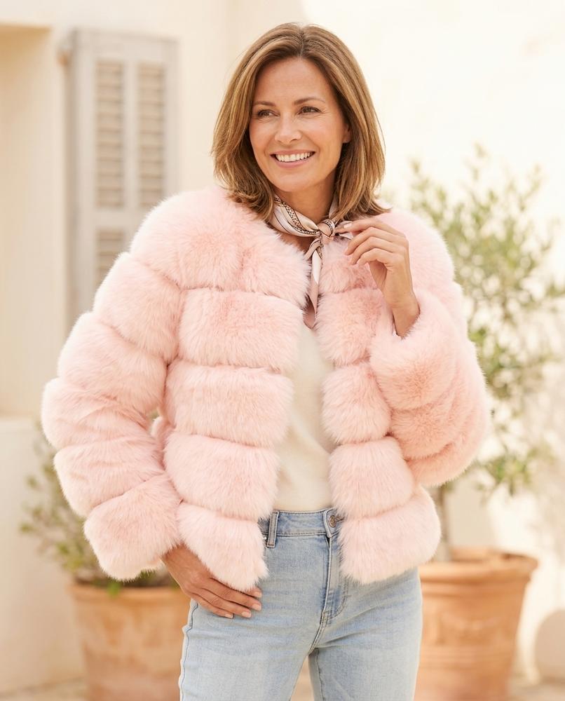 Witt Mode - Samar | Kragenlose Voluminöse Jacke Damen