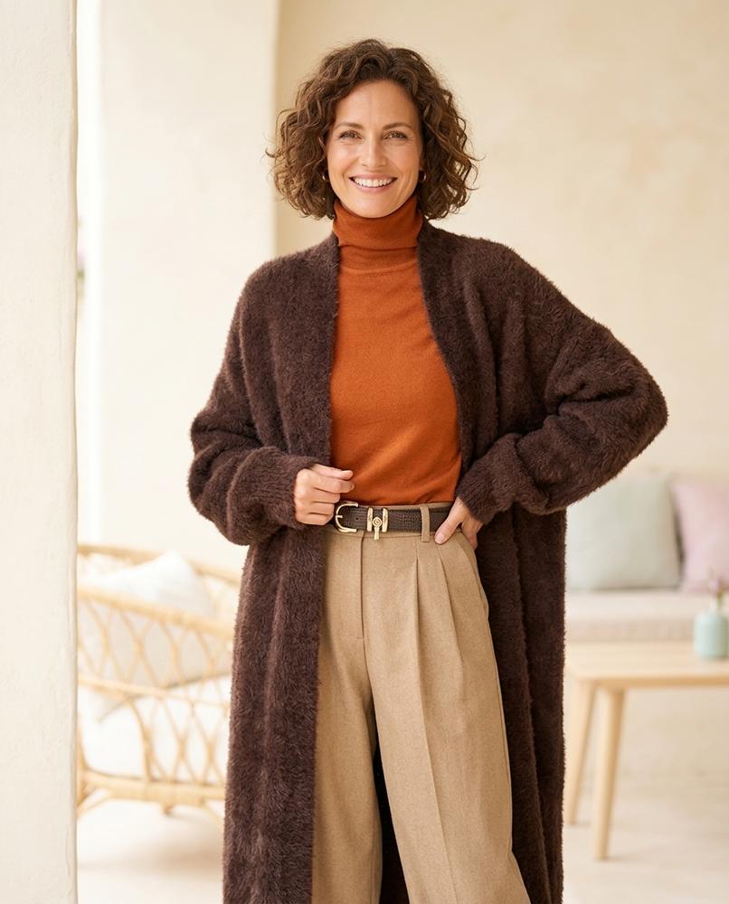 Witt Mode - Ralan | Lang Strukturiert Cardigan Damen