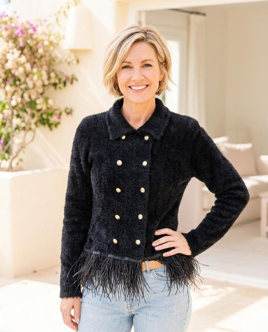 Witt Mode - Nunut | Zweireihig Flauschig Jacke Damen