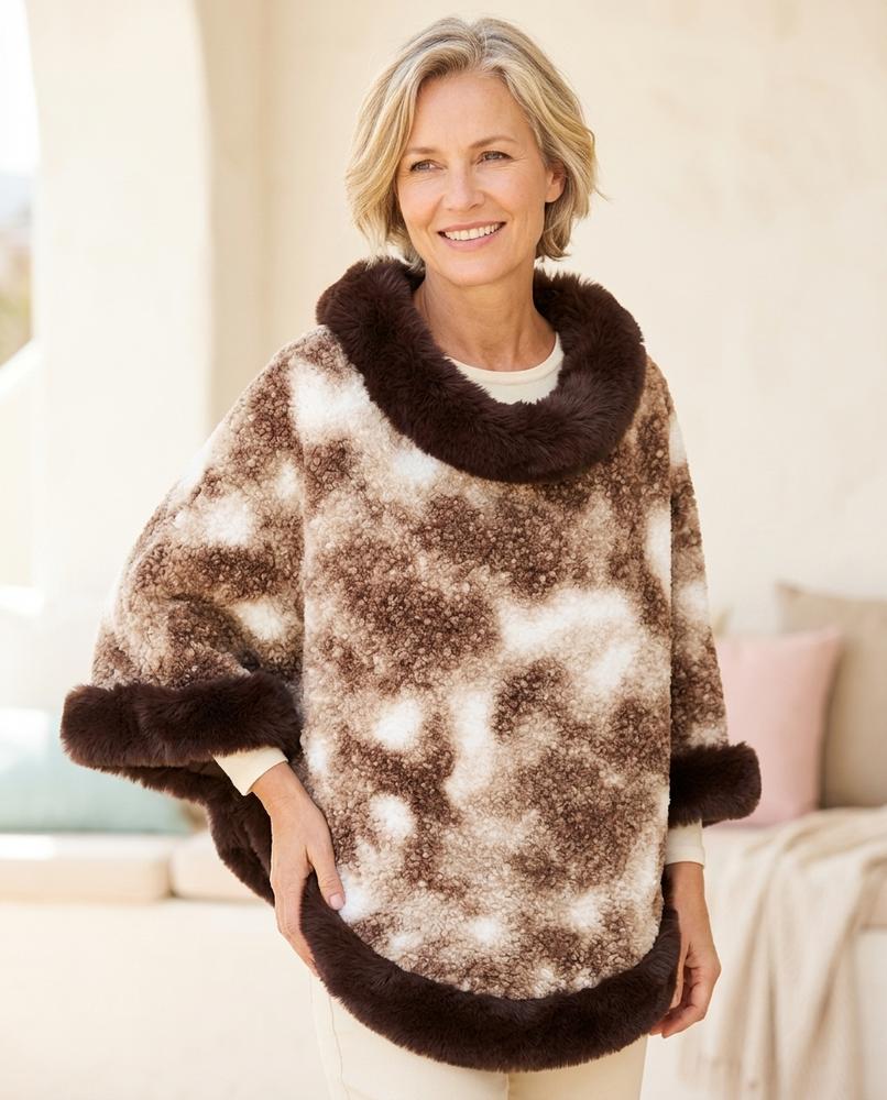 Witt Mode - Mitin | Asymmetrischer Pelzbesetzter Pullover Damen