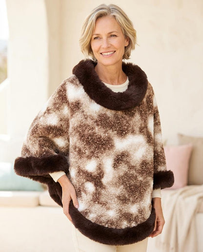 Witt Mode - Mitin | Asymmetrischer Pelzbesetzter Pullover Damen