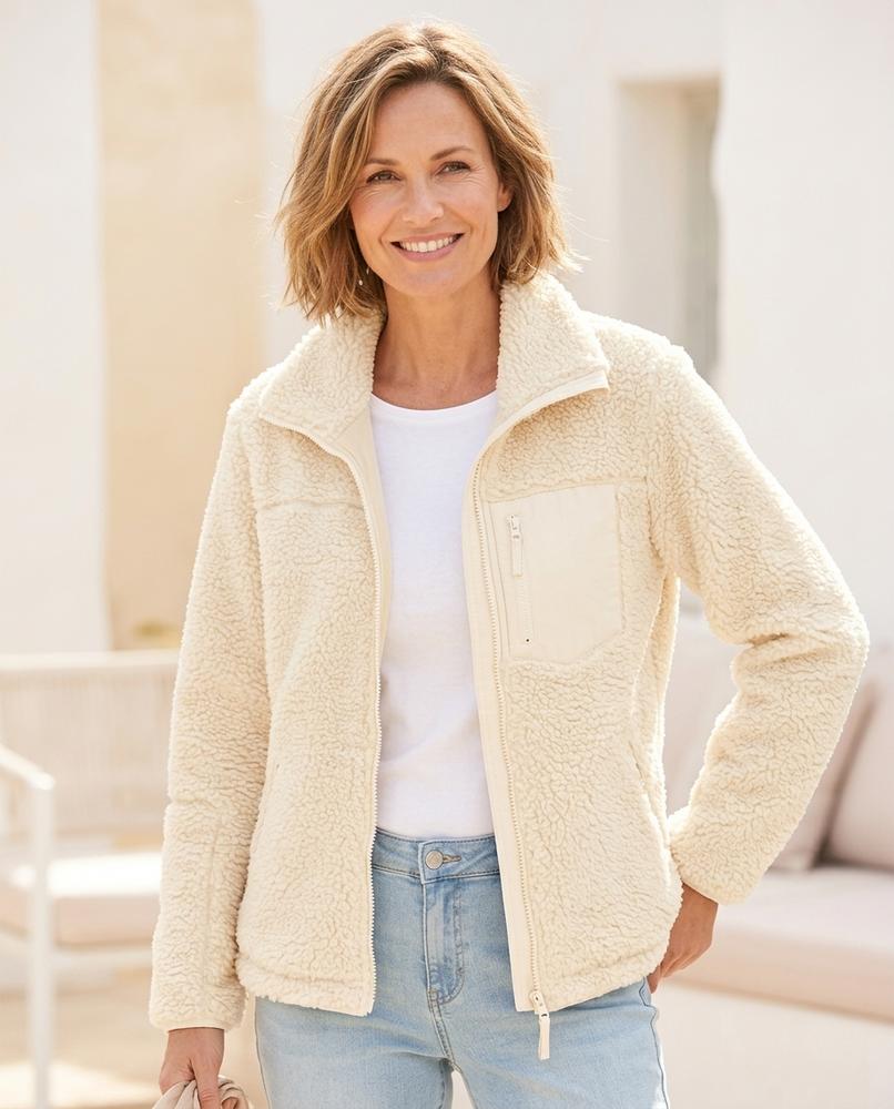 Witt Mode - Nihas | Langärmlige Teddyfleece Jacke Damen
