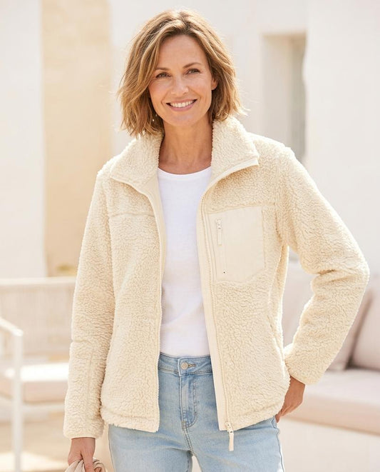 Witt Mode - Nihas | Langärmlige Teddyfleece Jacke Damen