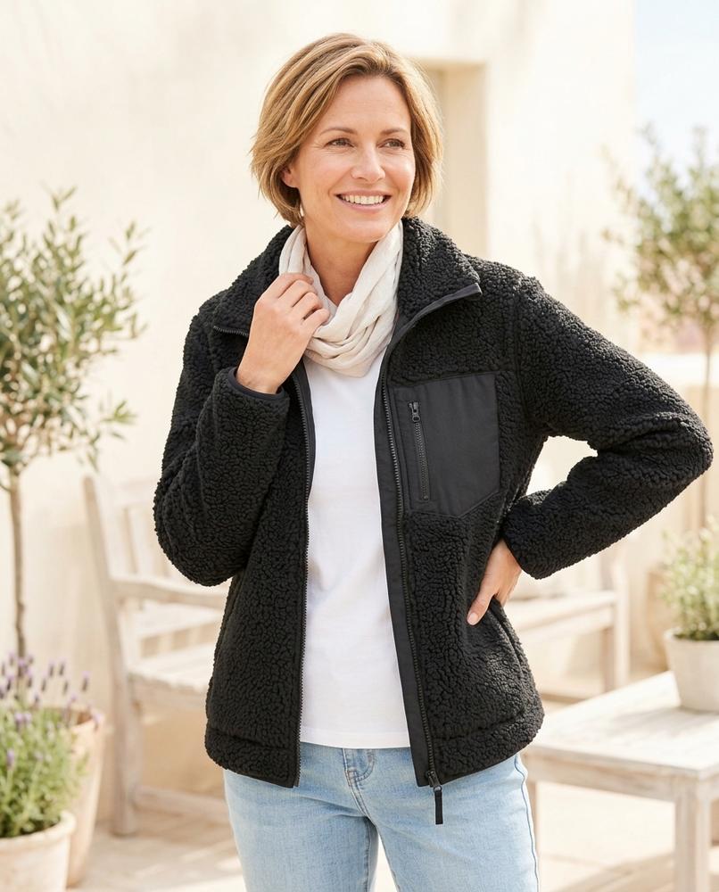 Witt Mode - Nihas | Langärmlige Teddyfleece Jacke Damen