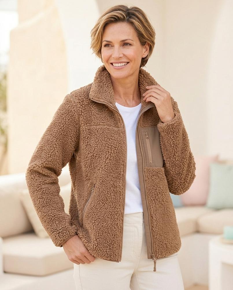 Witt Mode - Nihas | Langärmlige Teddyfleece Jacke Damen