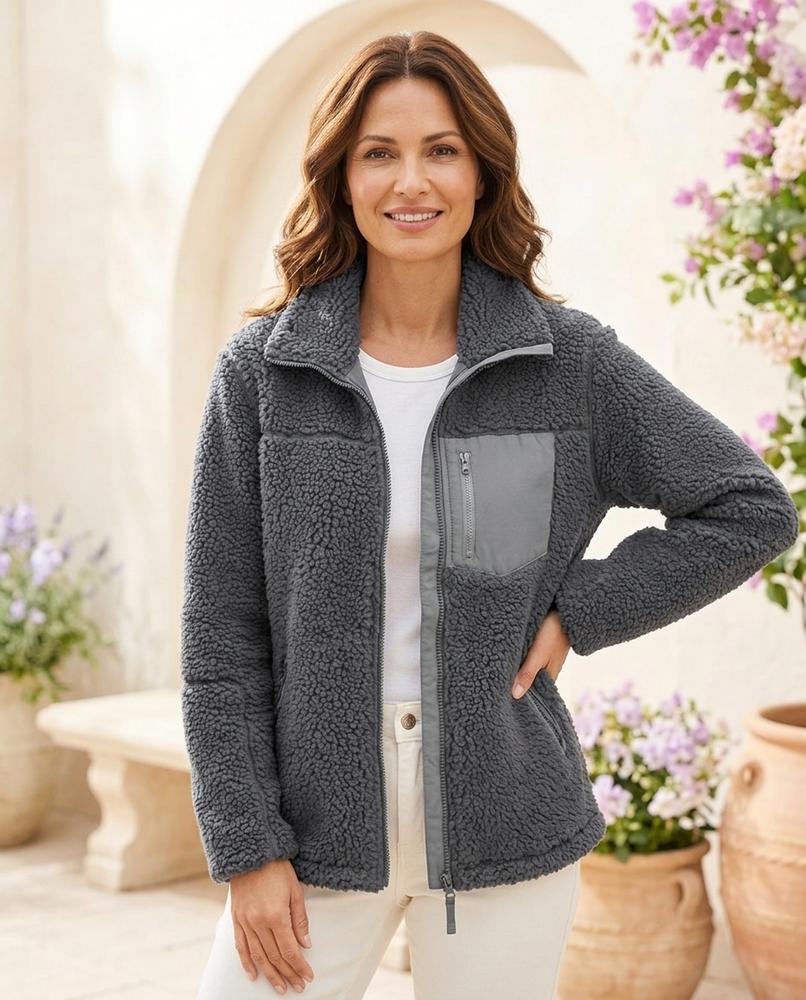 Witt Mode - Nihas | Langärmlige Teddyfleece Jacke Damen