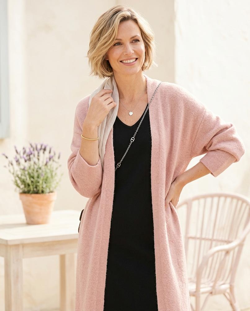 Witt Mode - Eolol | Langer Gestrickter Cardigan Damen