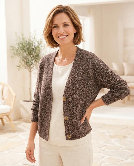 Witt Mode - Yuvev | Meliert Geknöpft Cardigan Damen