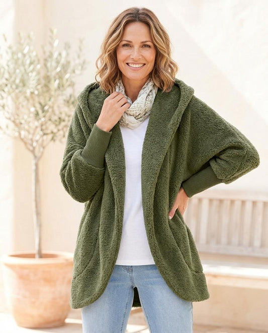Witt Mode - Kusel | Verschlusslos Plüschig Cardigan Damen
