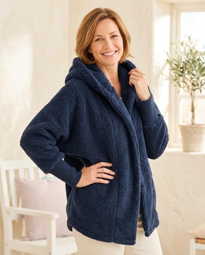 Witt Mode - Kusel | Verschlusslos Plüschig Cardigan Damen