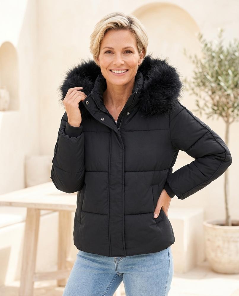 Witt Mode - Rugok | Wattiert Pelzbesetzt Jacke Damen
