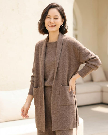 Witt Mode - Dokut | Strukturiert Gegürtet Cardigan Damen