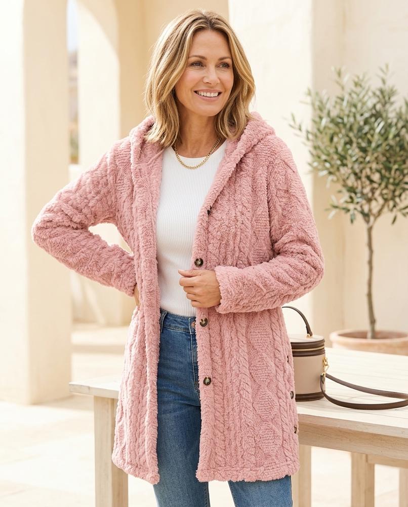 Witt Mode - Nituk | Strukturierte Geknöpfte Strickjacke Damen