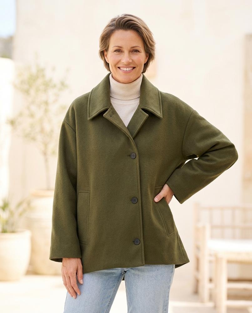 Witt Mode - Vanur | Kastig Geschnitten Geknöpft Jacke Damen