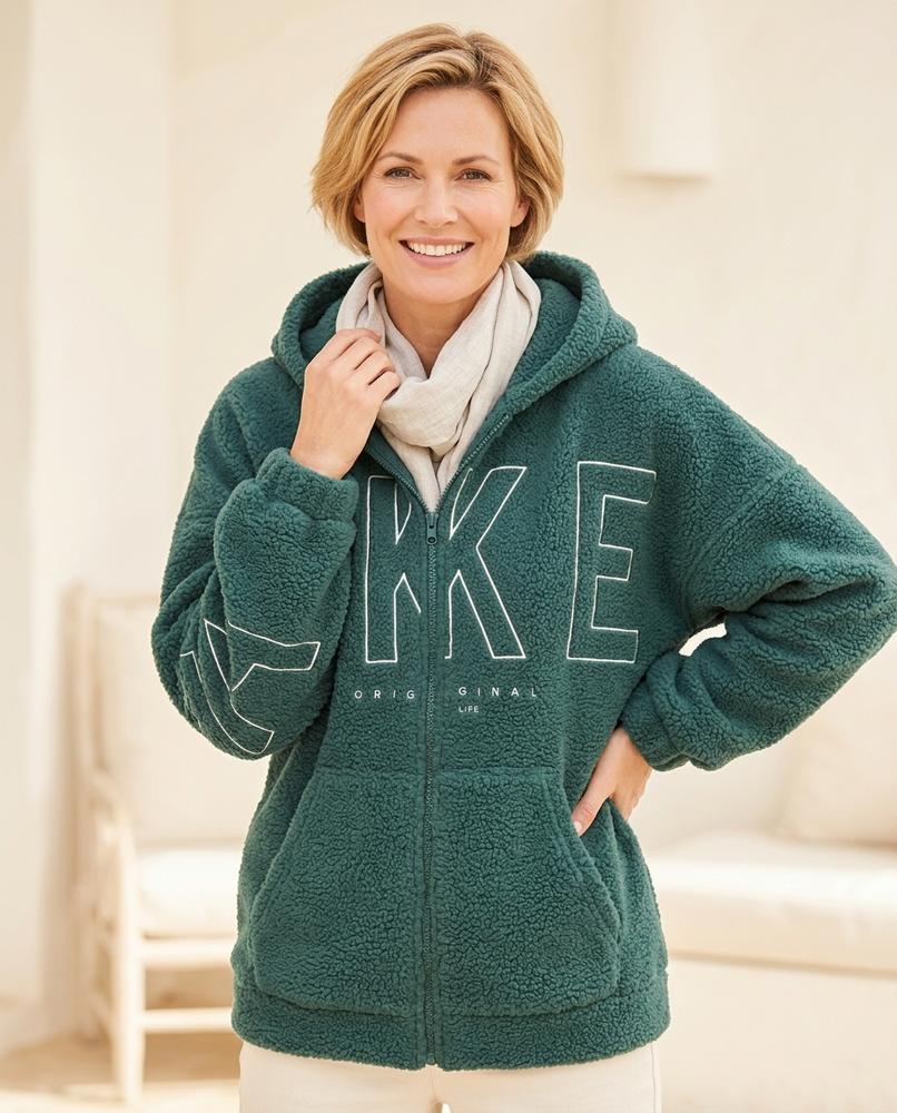 Witt Mode - Tikot | Strukturiert Bedruckt Hoodie Damen