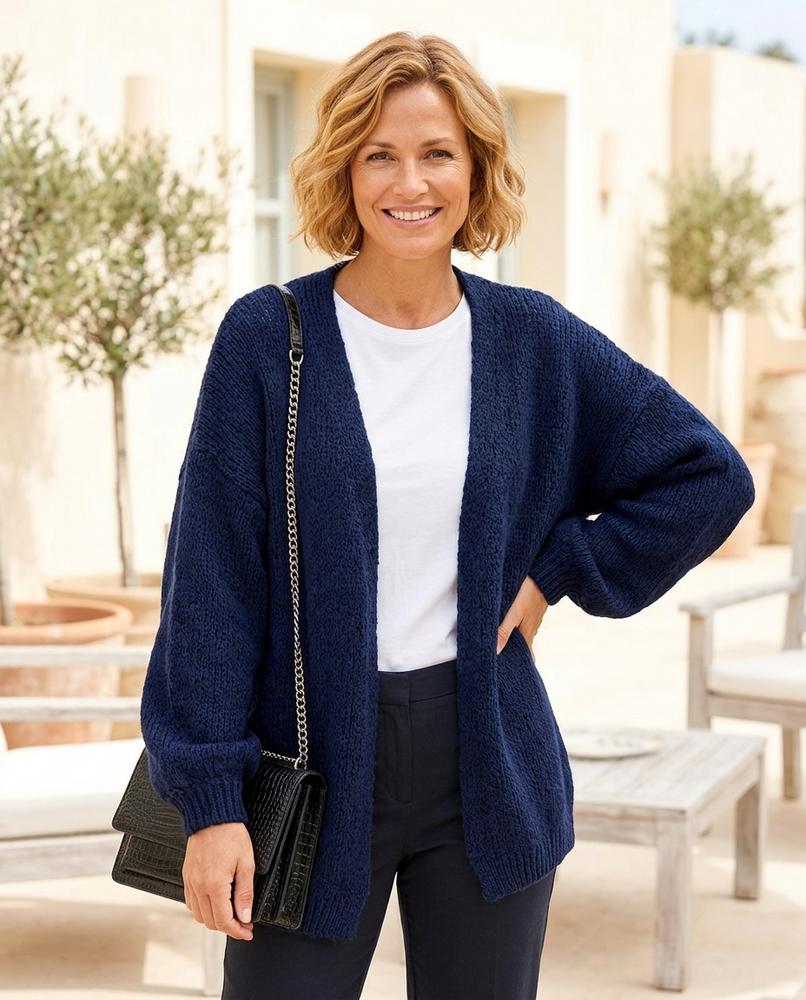 Witt Mode - Sesam | Grobgestrickter Offener Cardigan Damen
