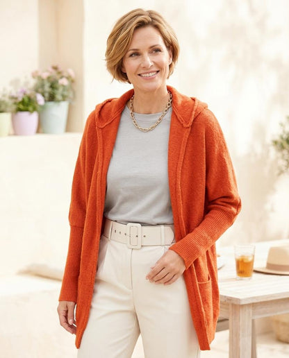 Witt Mode - Yegik | Strukturierter Offener Cardigan Damen