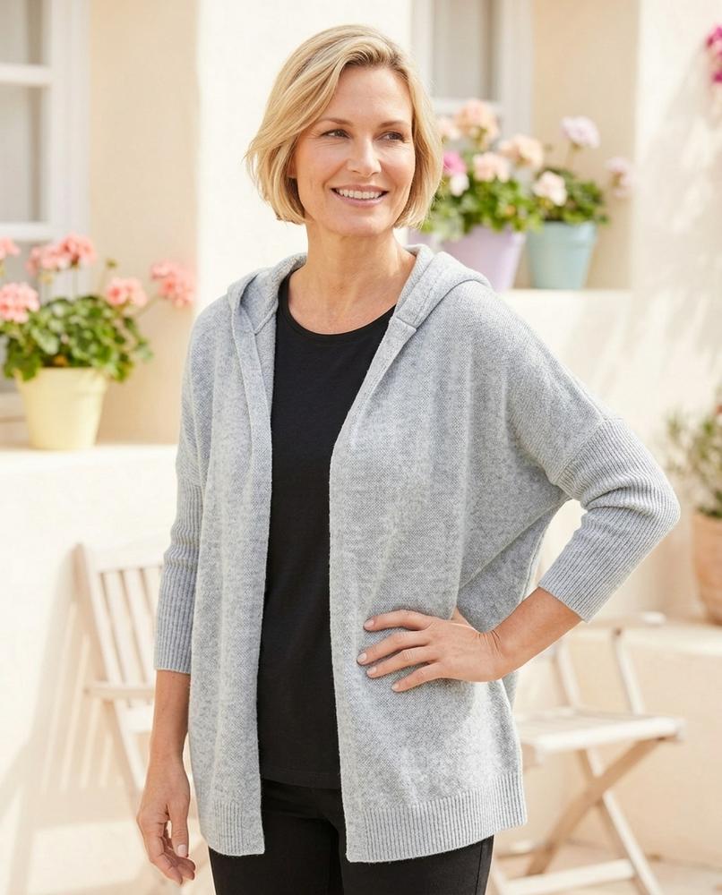 Witt Mode - Yegik | Strukturierter Offener Cardigan Damen