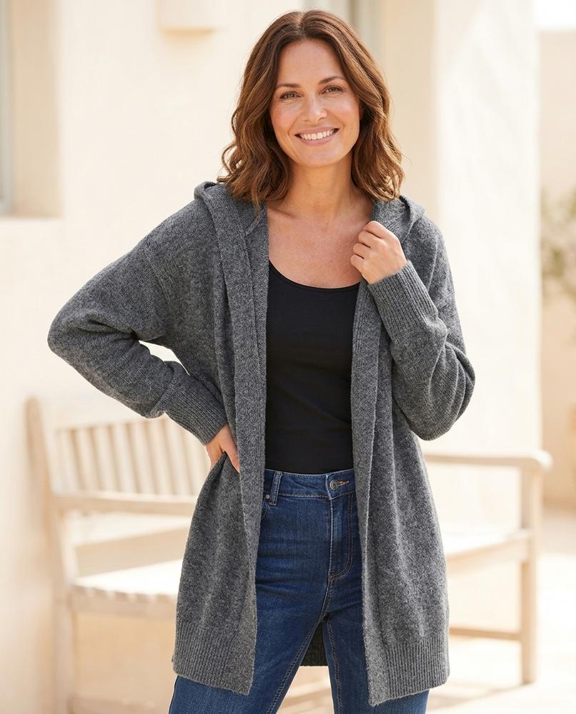 Witt Mode - Sisud | Verschlusslose Weiche Strickjacke Damen