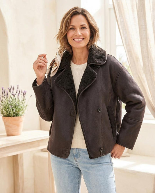 Witt Mode - Yabur | Gefütterte Weit Geschnittene Jacke Damen