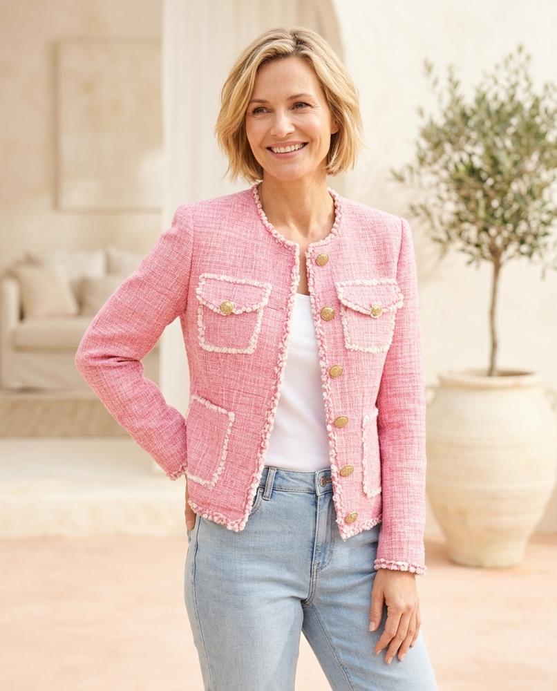 Witt Mode - Yawod | Strukturiert Tailliert Jacke Damen
