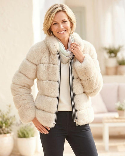 Witt Mode - Magar | Pelzige Gesteppte Jacke Damen