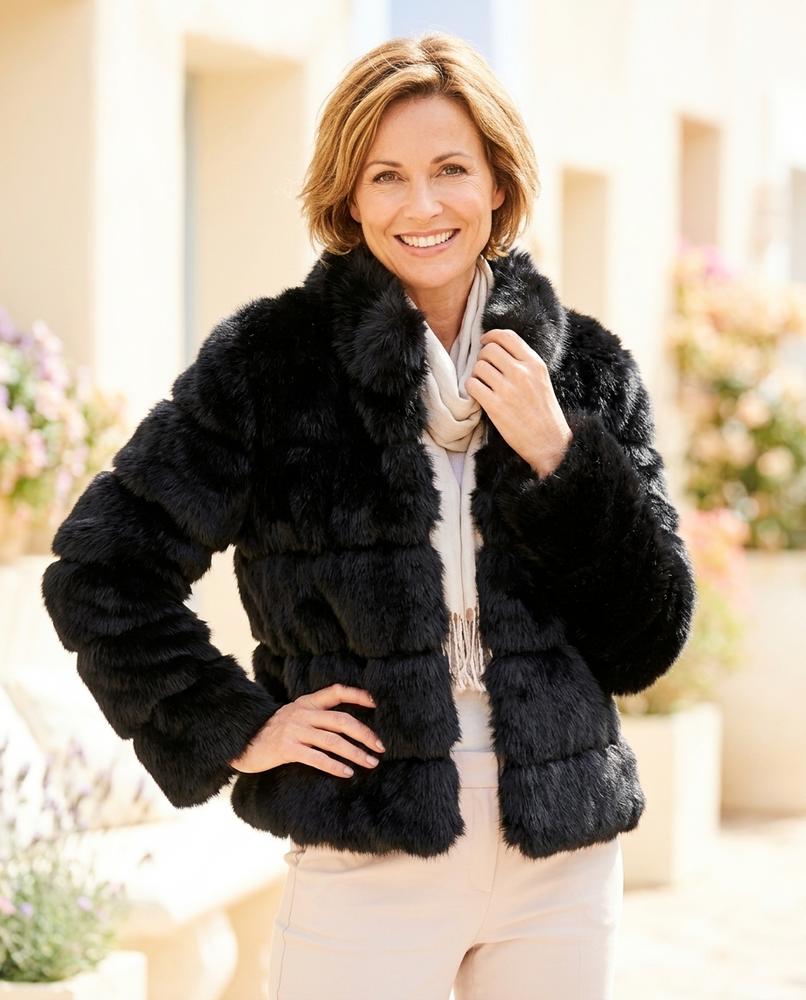 Witt Mode - Magar | Pelzige Gesteppte Jacke Damen