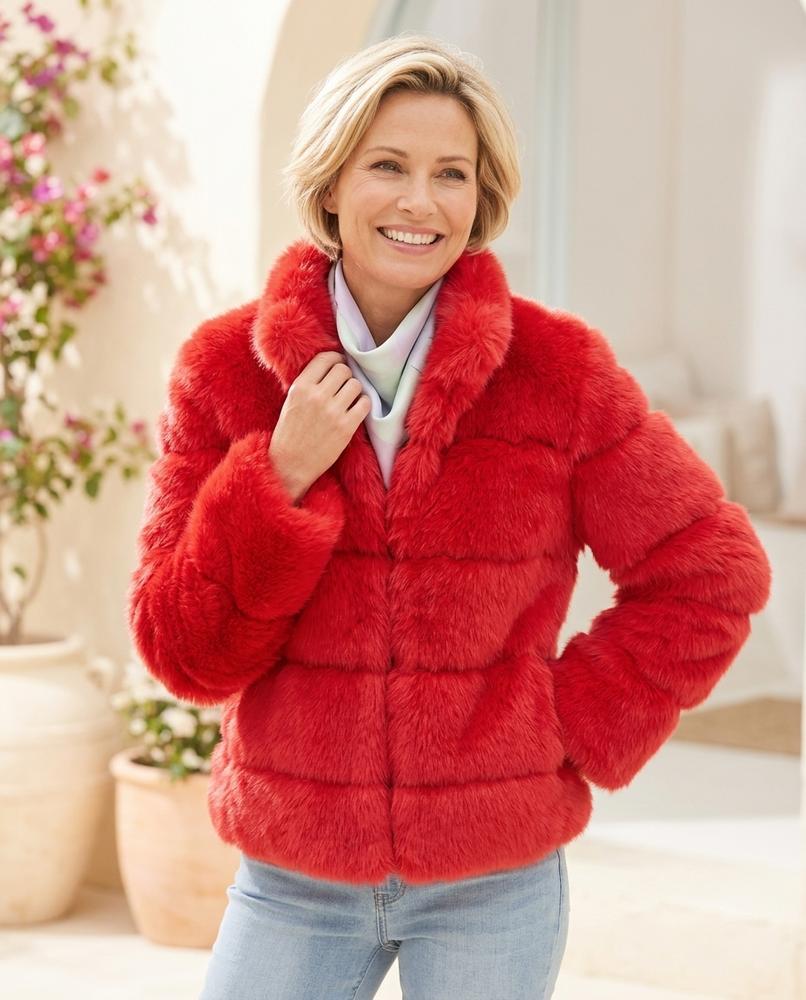 Witt Mode - Magar | Pelzige Gesteppte Jacke Damen