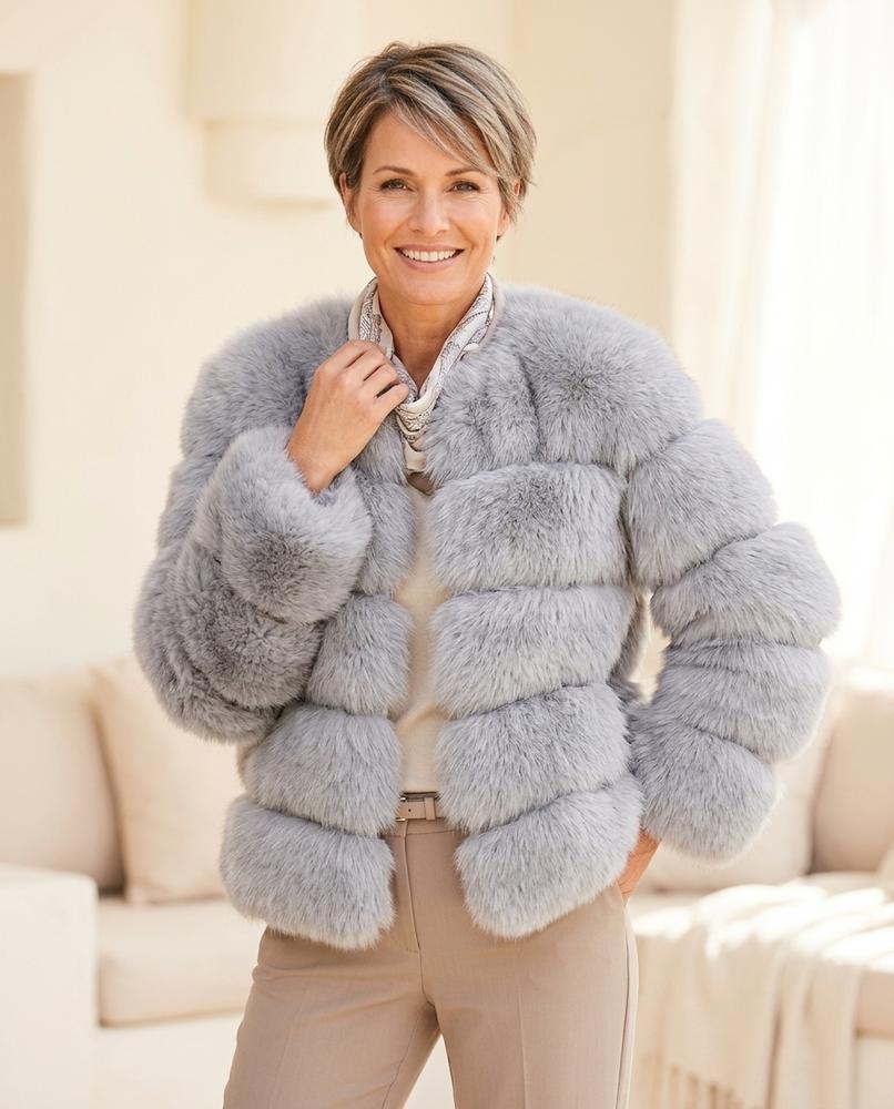 Witt Mode - Magar | Pelzige Gesteppte Jacke Damen