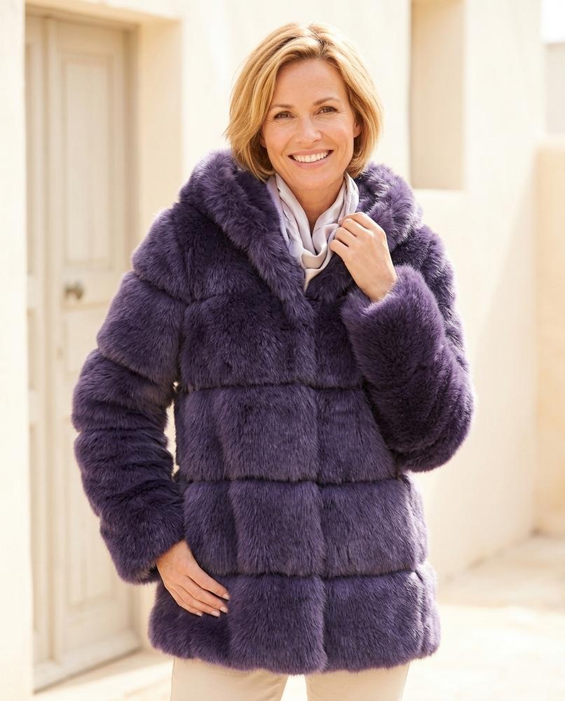 Witt Mode - Magar | Pelzige Gesteppte Jacke Damen
