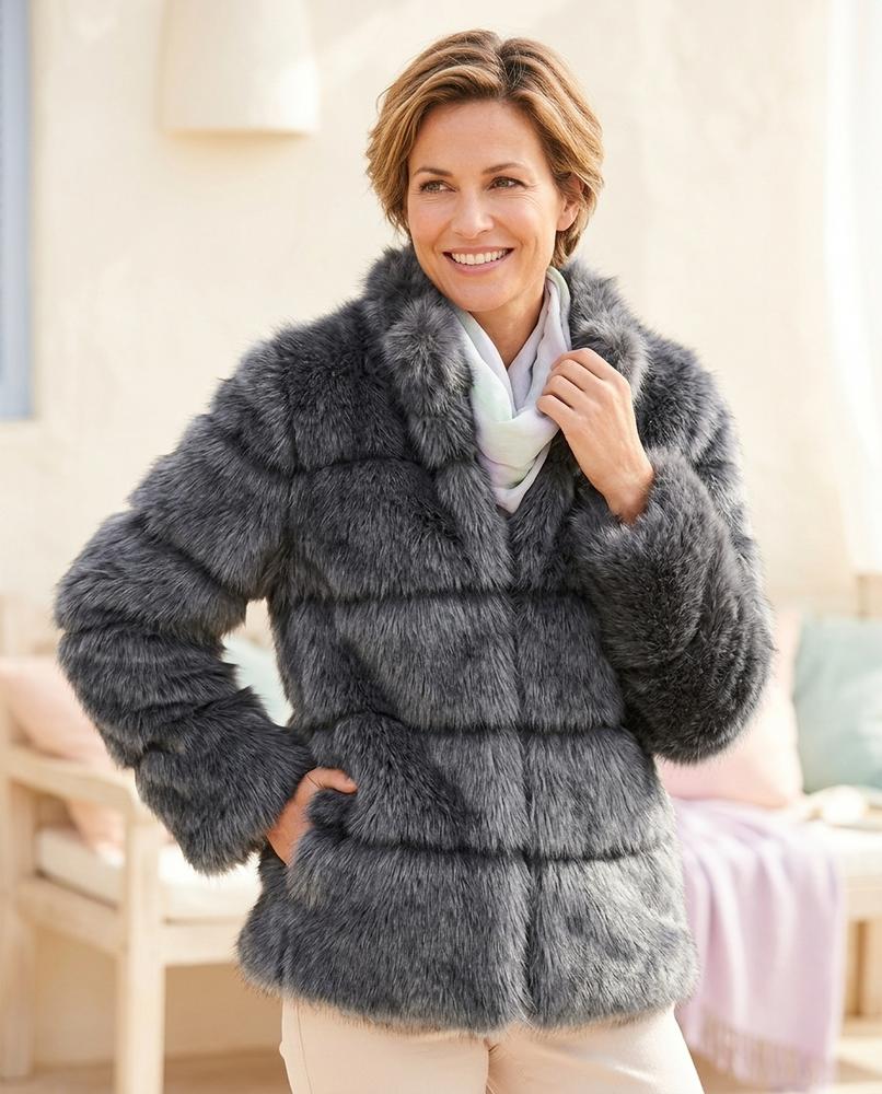 Witt Mode - Magar | Pelzige Gesteppte Jacke Damen