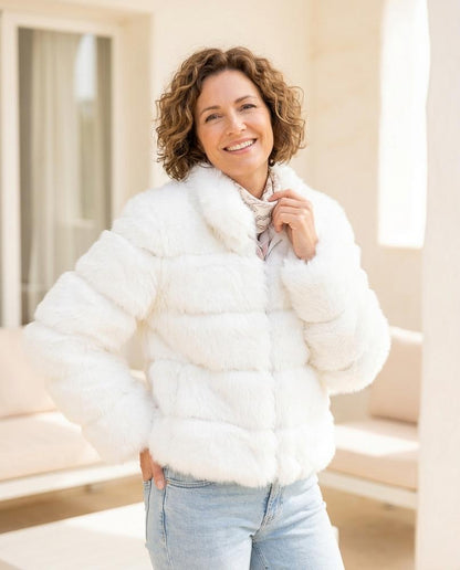 Witt Mode - Magar | Pelzige Gesteppte Jacke Damen