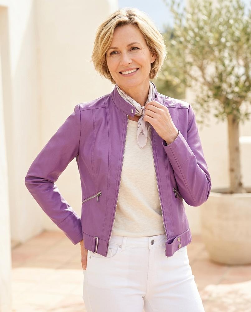 Witt Mode - Ruwad | Tailliert Gesteppt Lederjacke Damen