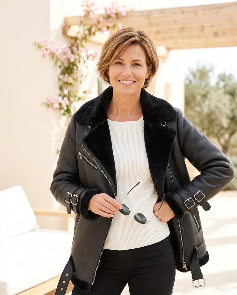 Witt Mode - Zivit | Gefüttert Asymmetrisch Jacke Damen
