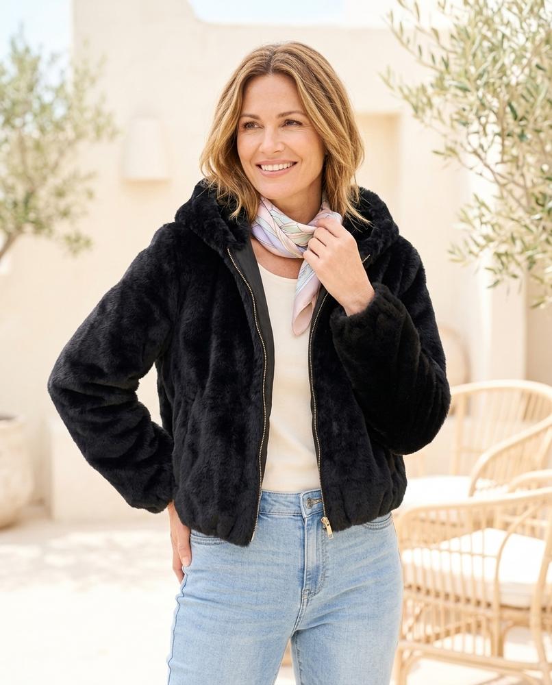 Witt Mode - Seben | Plüschige Kurze Jacke Damen