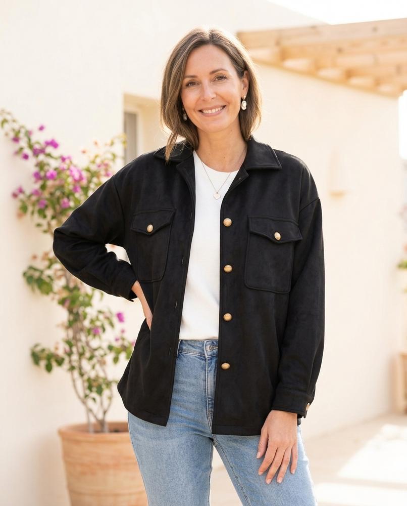 Witt Mode - Eovit | Geknöpfte Locker Geschnittene Jacke Damen