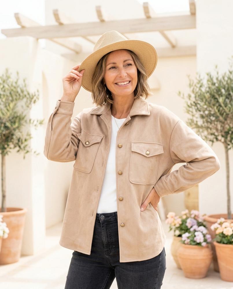 Witt Mode - Eovit | Geknöpfte Locker Geschnittene Jacke Damen