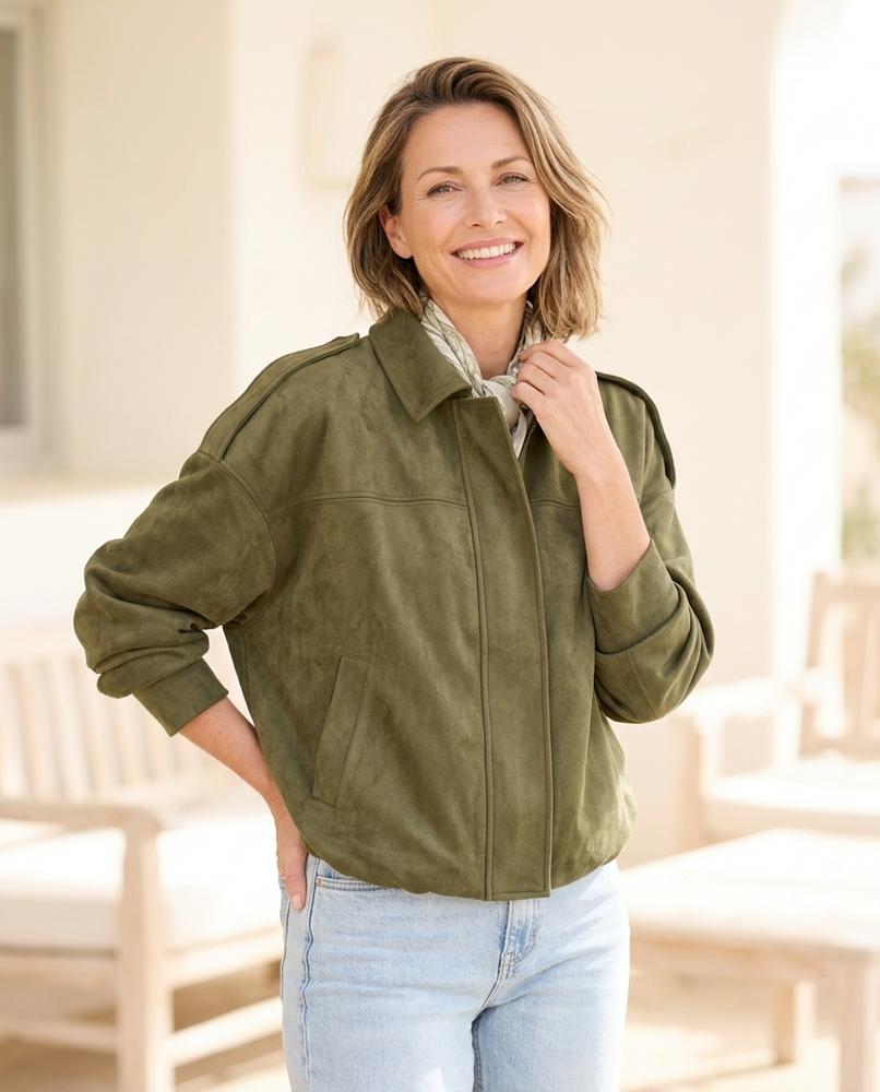 Witt Mode - Mehil | Veloursartige Blouson-artige Jacke Unisex