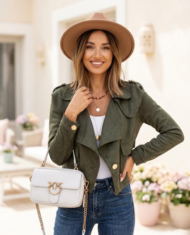 Witt Mode - Tedon | Kurze Verschlusslose Jacke Damen
