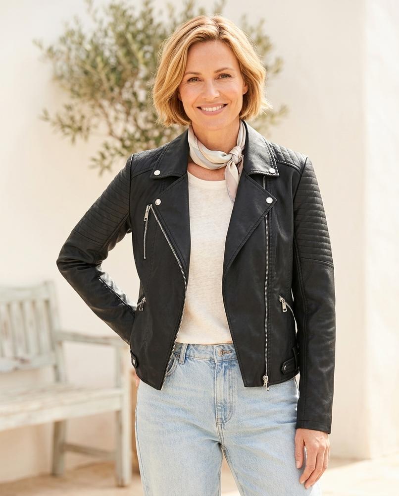 Witt Mode - Rubuk | Tailliert Gesteppt Lederjacke Damen