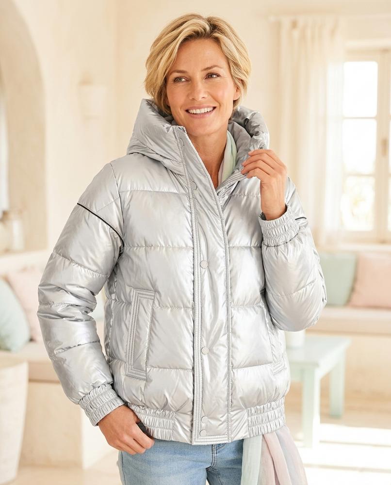 Witt Mode - Logov | Glänzend Wattiert Jacke Damen