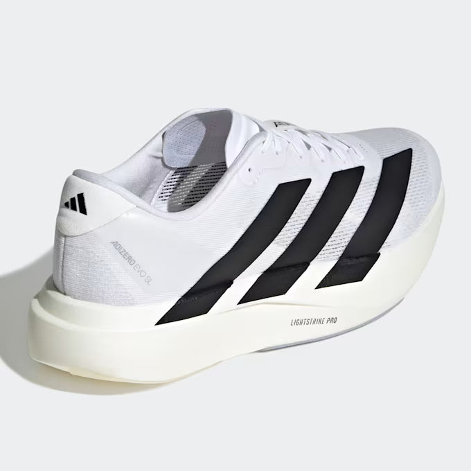 Adizero Evo SL Herren Weiß/Schwarz Sneaker